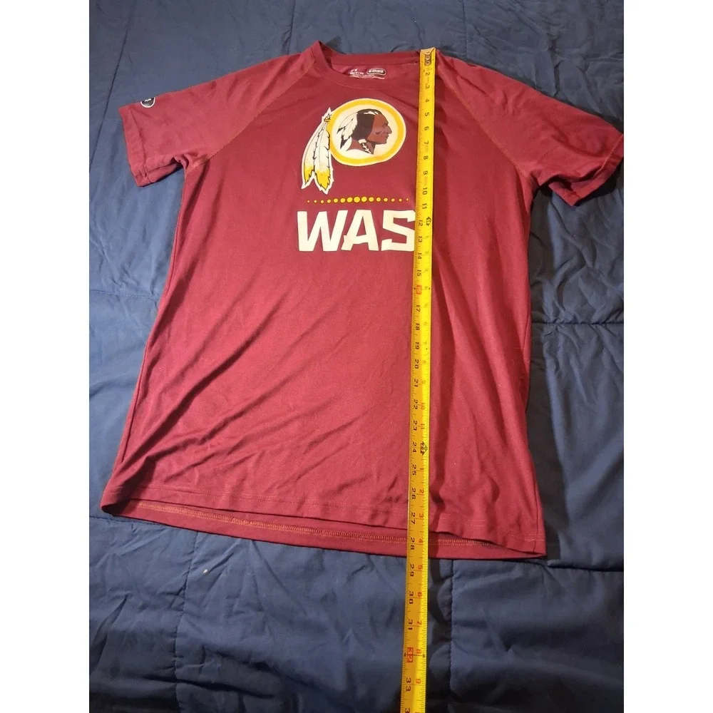 Washington Redskins Shirt Small Maroon Under Armour Combine‎ Athletic Loose Heat
